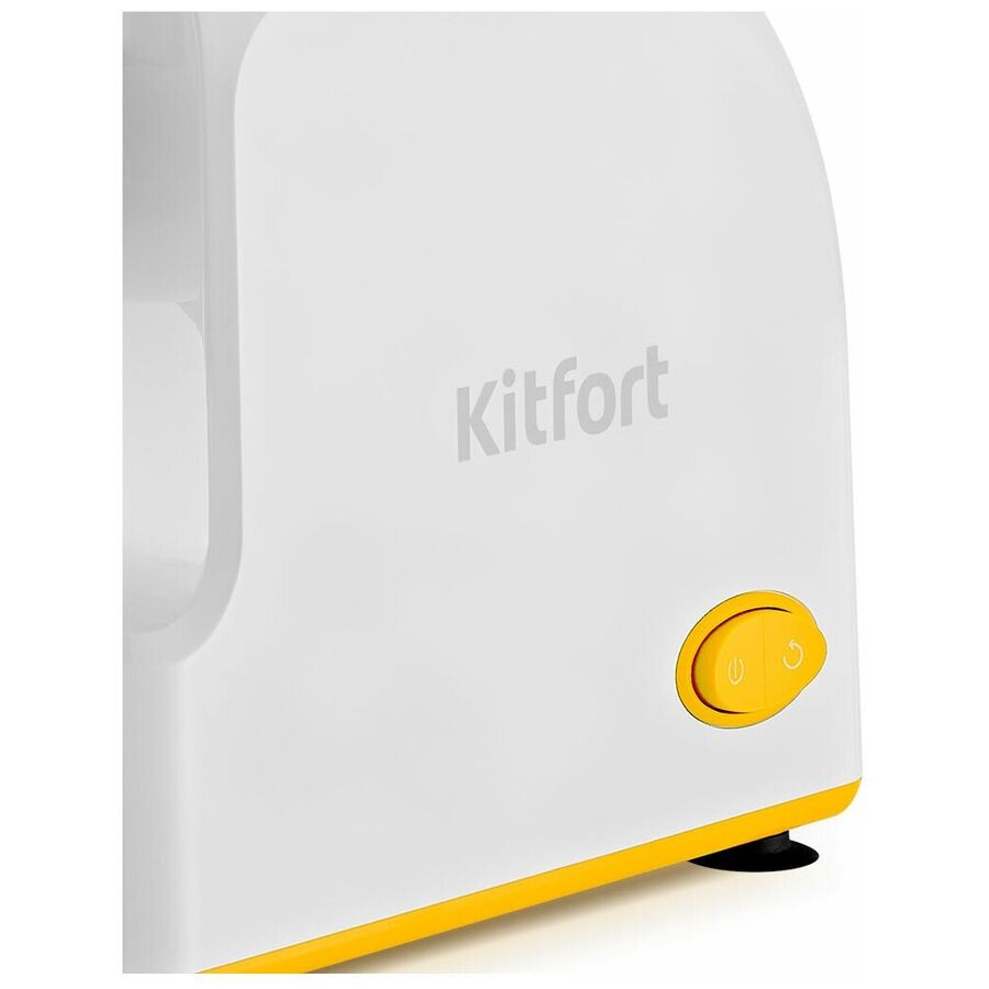 Мясорубка Kitfort КТ-2113-2 белый/желтый