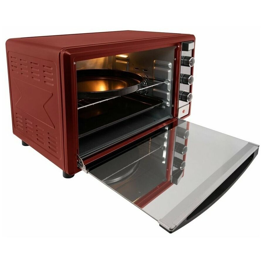 Мини-печь NORDFROST RC 450 ZR pizza красный
