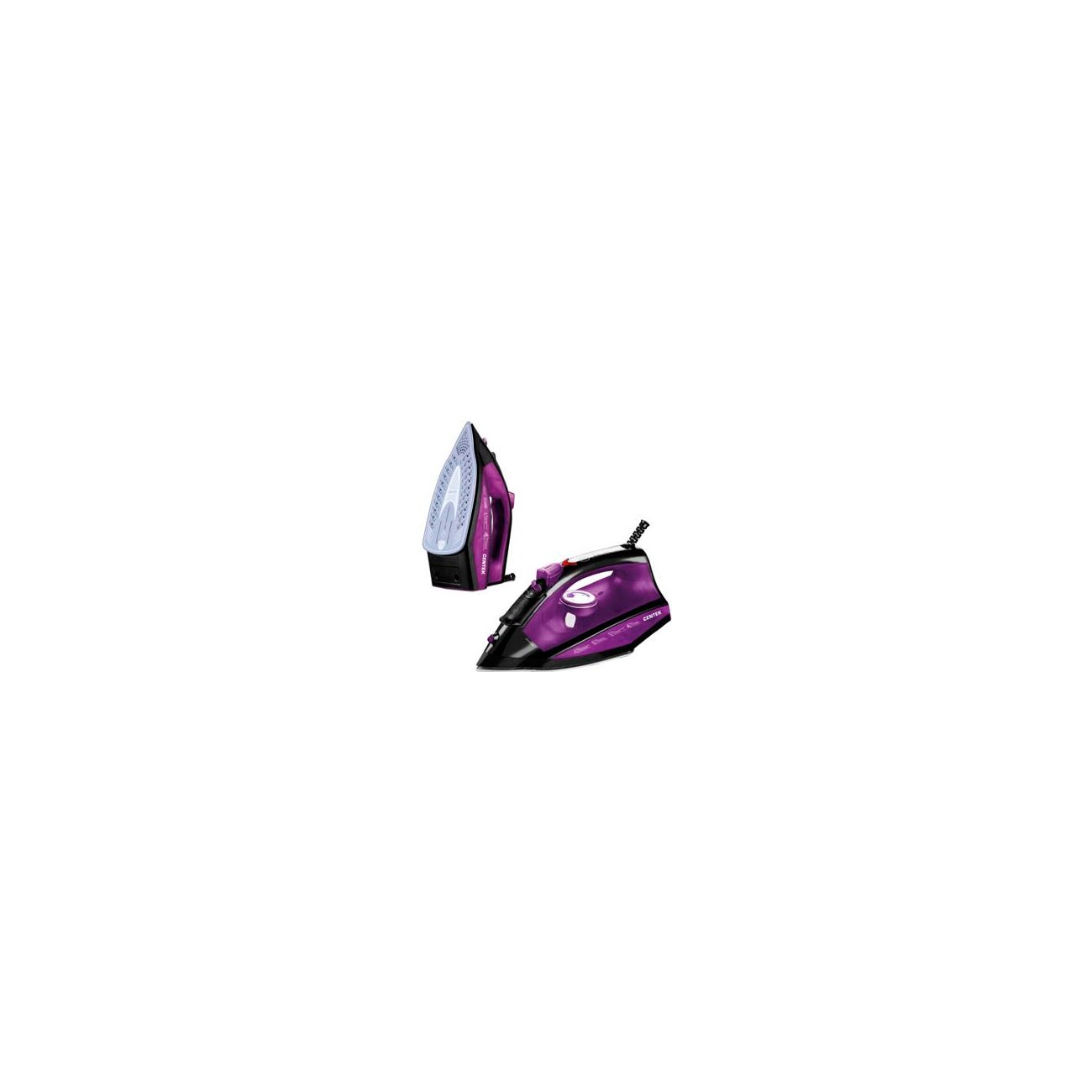 Утюг Centek CT-2355 Violet 2500Вт, керамическ подошва, 270мл, паровой удар, самоочистка, капля-стоп
