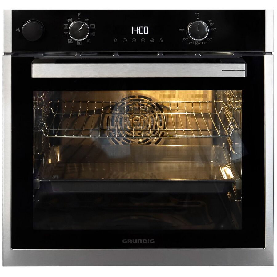 Духовой шкаф Grundig GEBD19300B черный/нерж