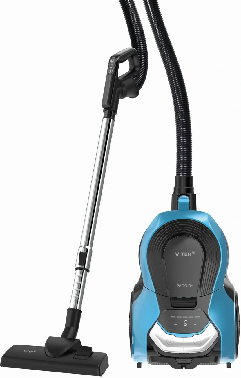 Пылесос Vitek VT-CV5410 голубой/серебристый