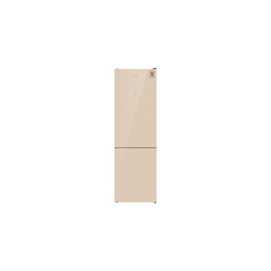 Холодильник Weissgauff WRK 2000 Total NoFrost Inverter Beige Glass