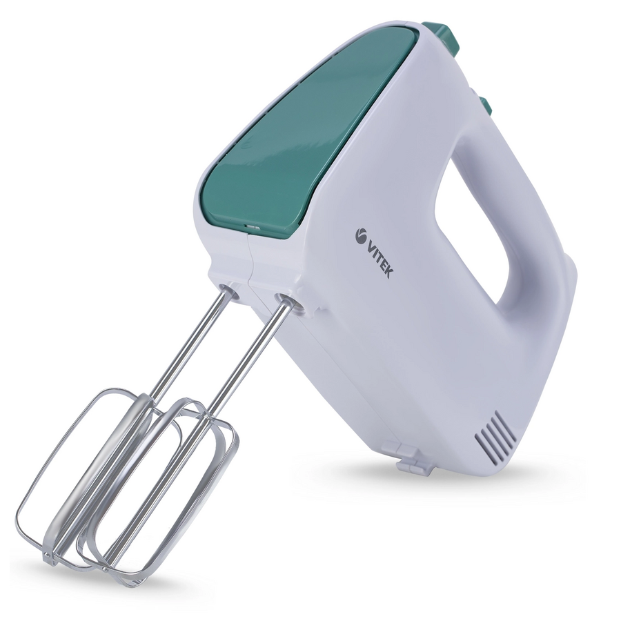 Миксер ручной Vitek VT-1490 белый/зеленый