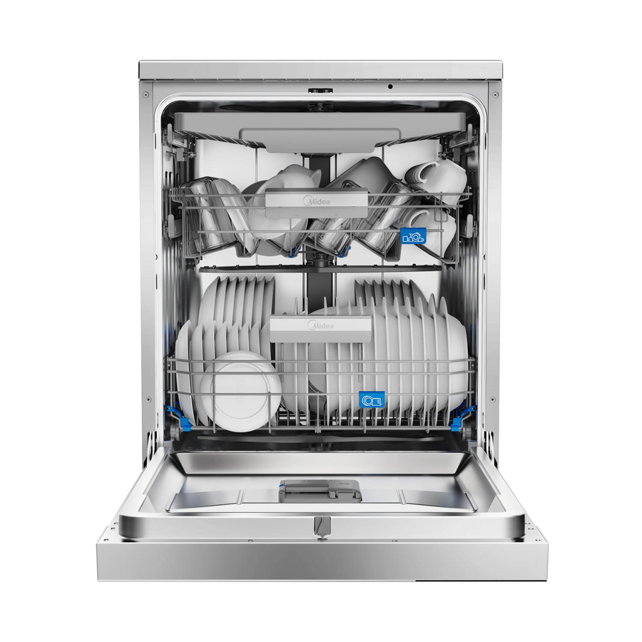 Посудомоечная машина Midea MFD60S460SI серебристый/черный
