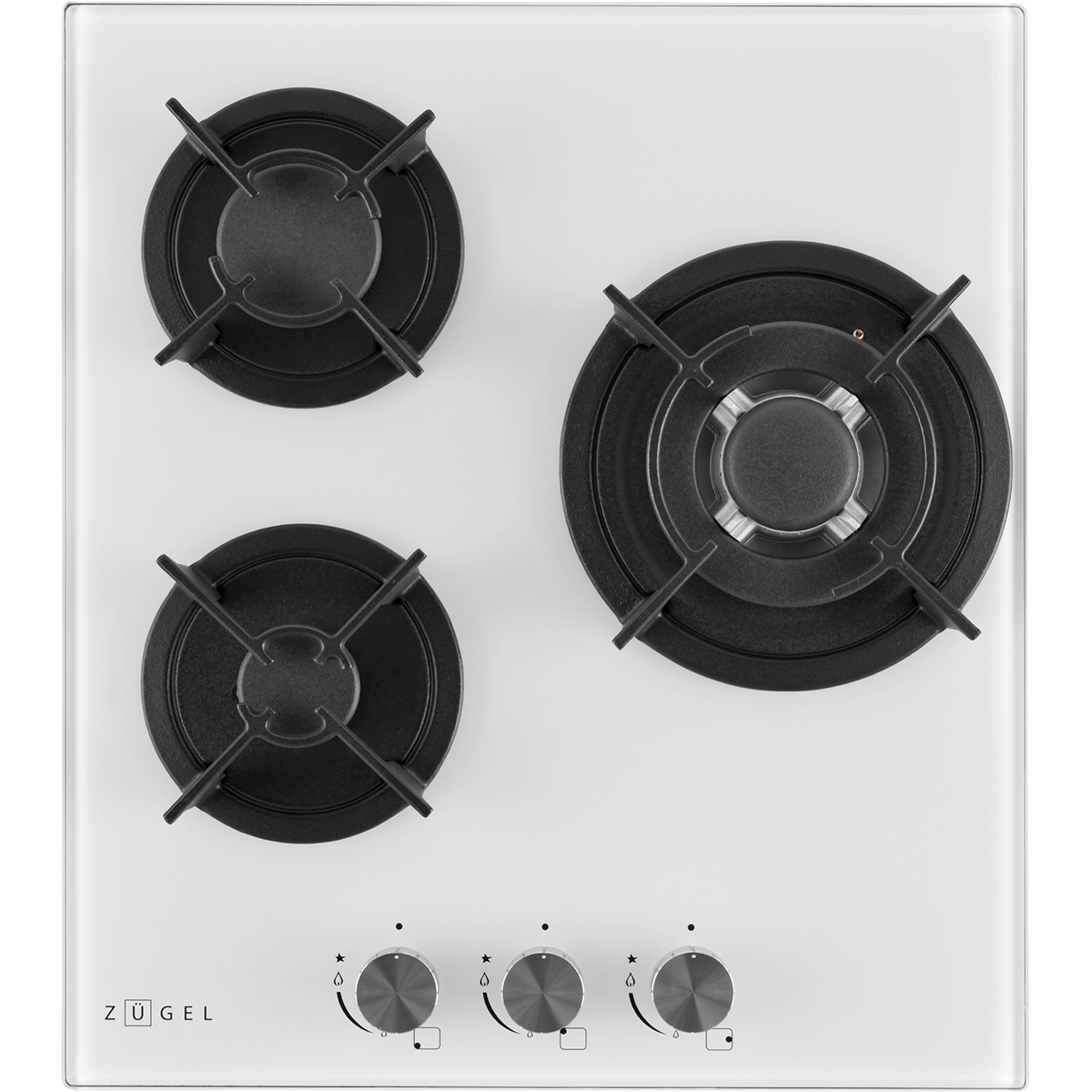 Варочная поверхность газ ZUGEL ZGH452W белая