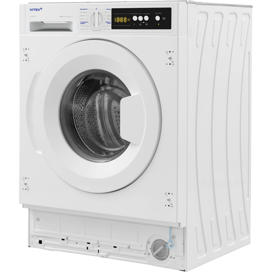Встраиваемая стиральная машина Vitek VT-WMA701 белый