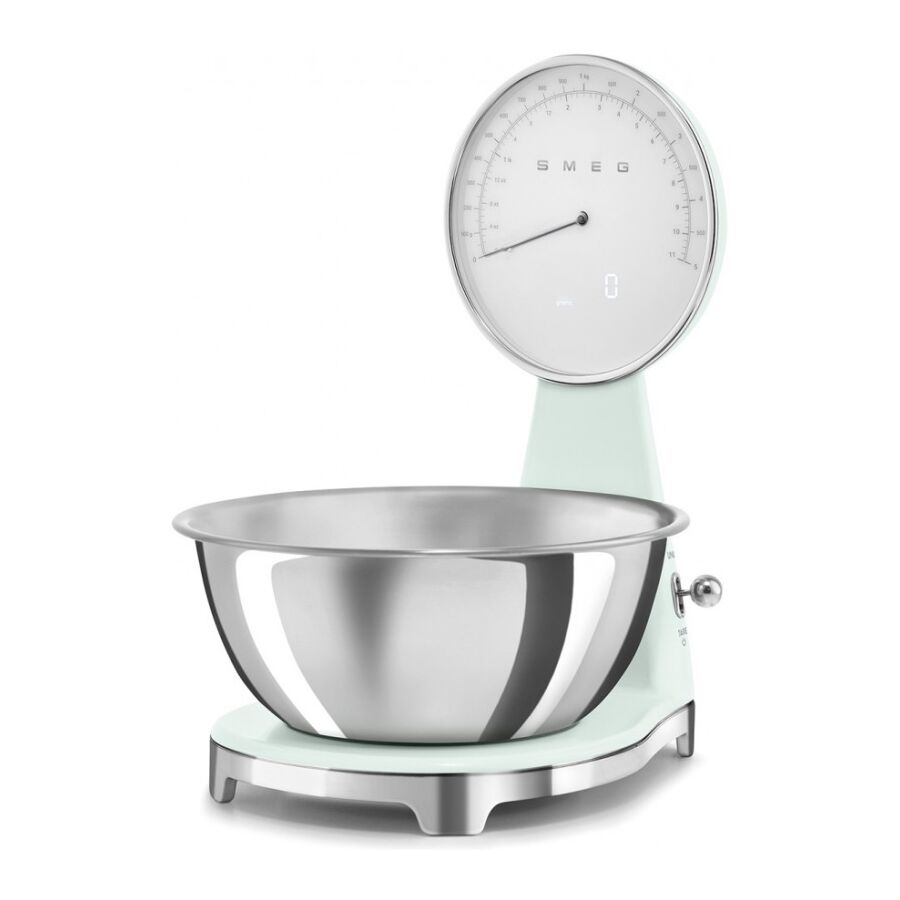Кухонные весы SMEG KSF01PGWW пастельно-зеленый