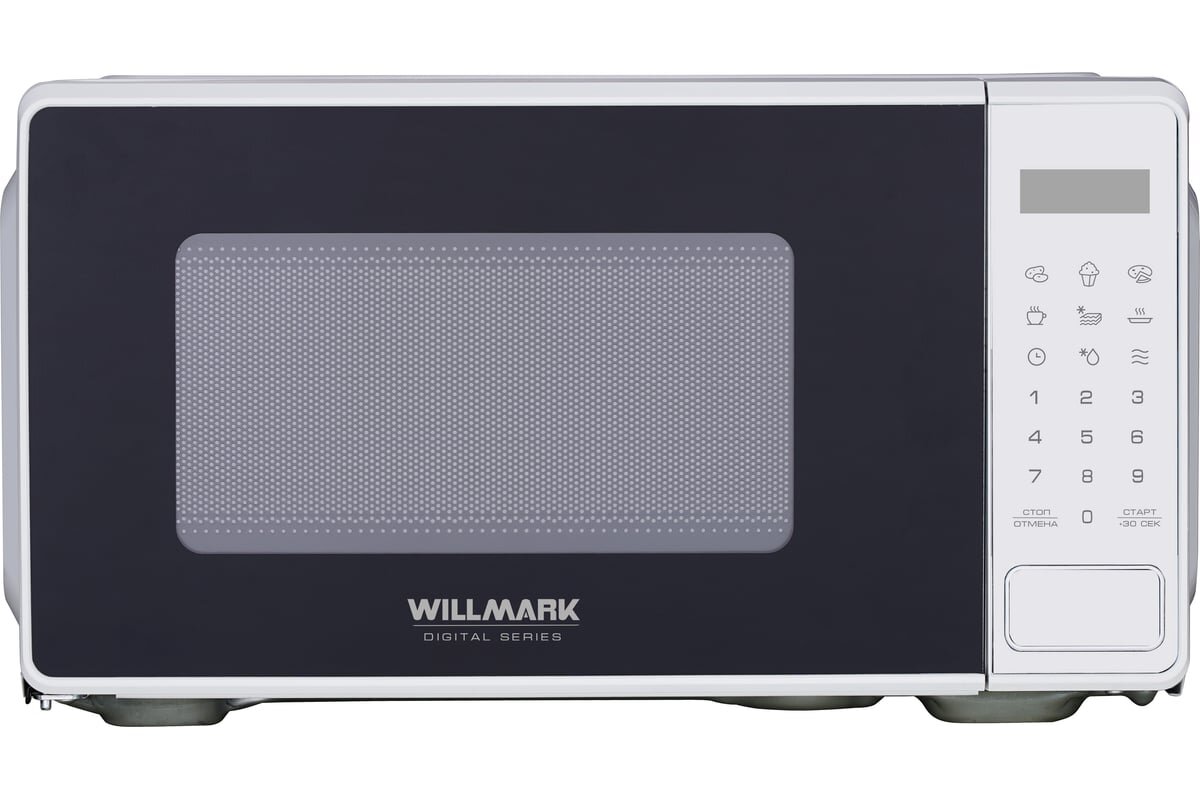 Микроволновая печь WILLMARK WMO-204DW 20л, 700ВТ, авторазмор, экспресс-пригот, 11 ур.мощн
