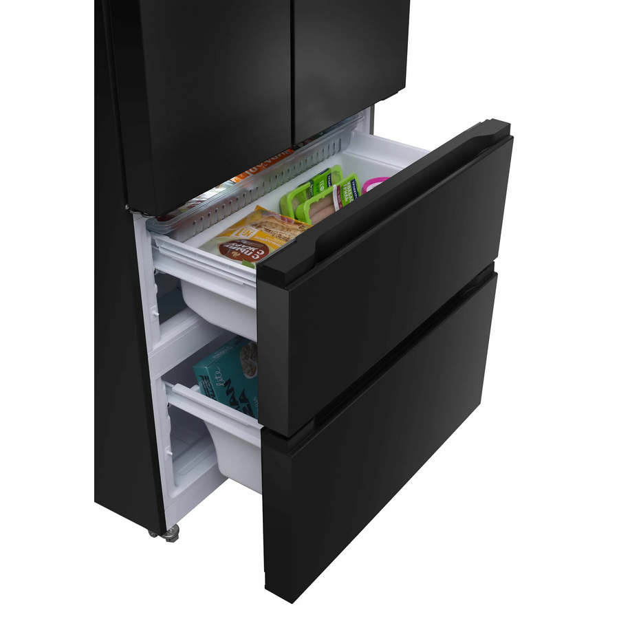 Холодильник MEFERI MFR83Black IX Total no frost french door comfort