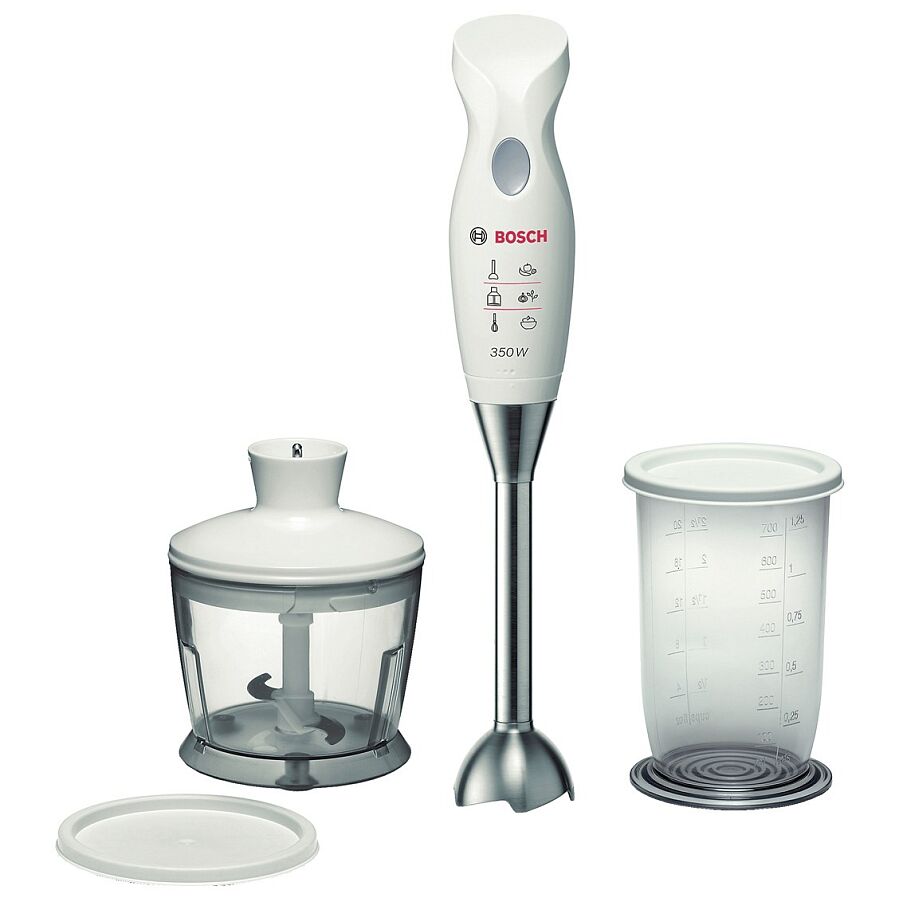 Блендер погружной Bosch MSM6B500 350 Вт, насадки 2, скорости 1, колка льда