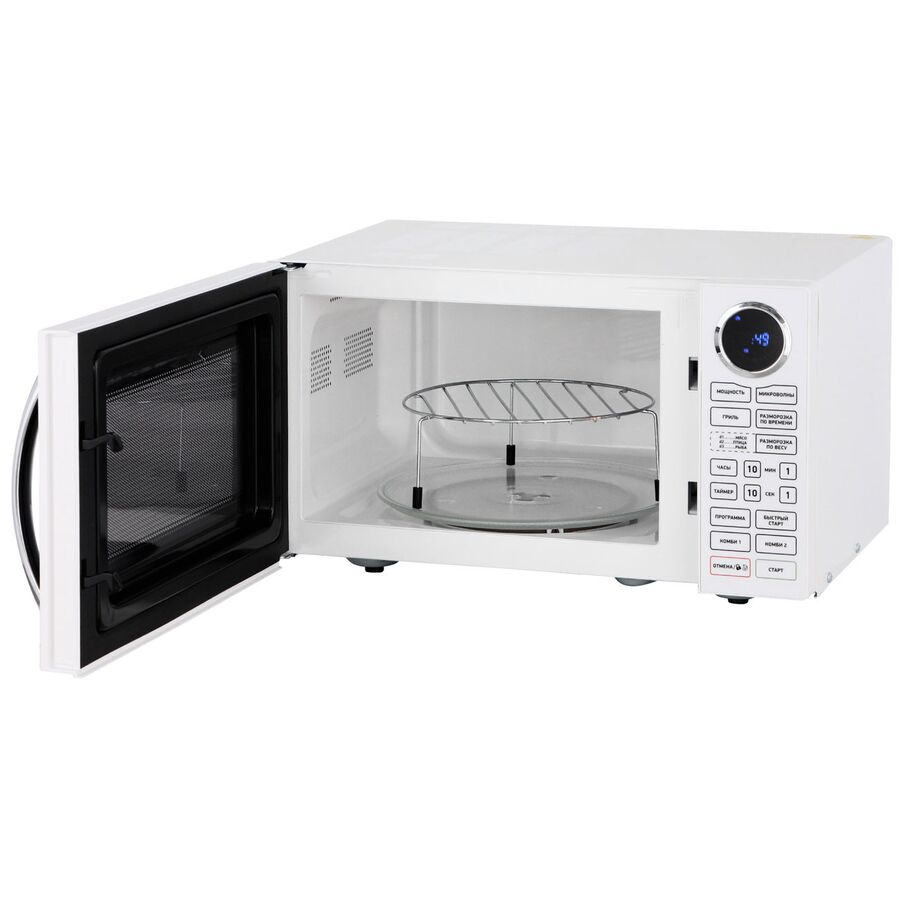 Микроволновая печь BBK 23MWG-930S/BW чёрный/белый