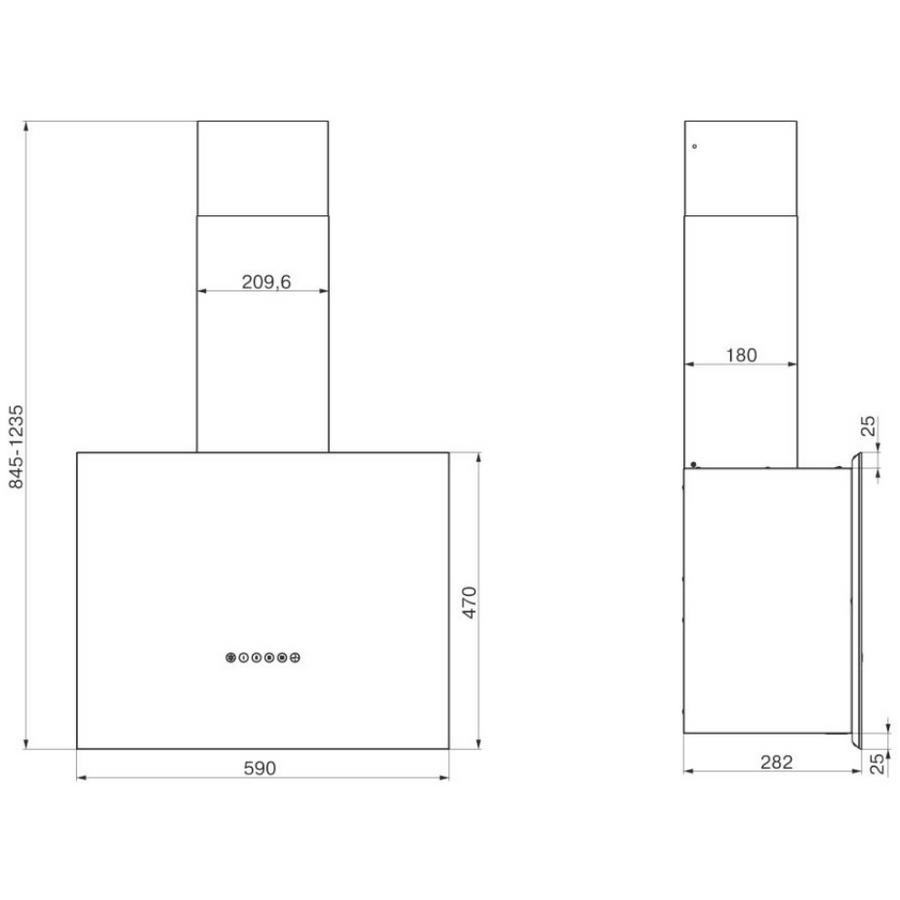 Вытяжка ELIKOR Метеорит 60П-700-Э4Д Retail Kitchen (192315) Better, белый SM