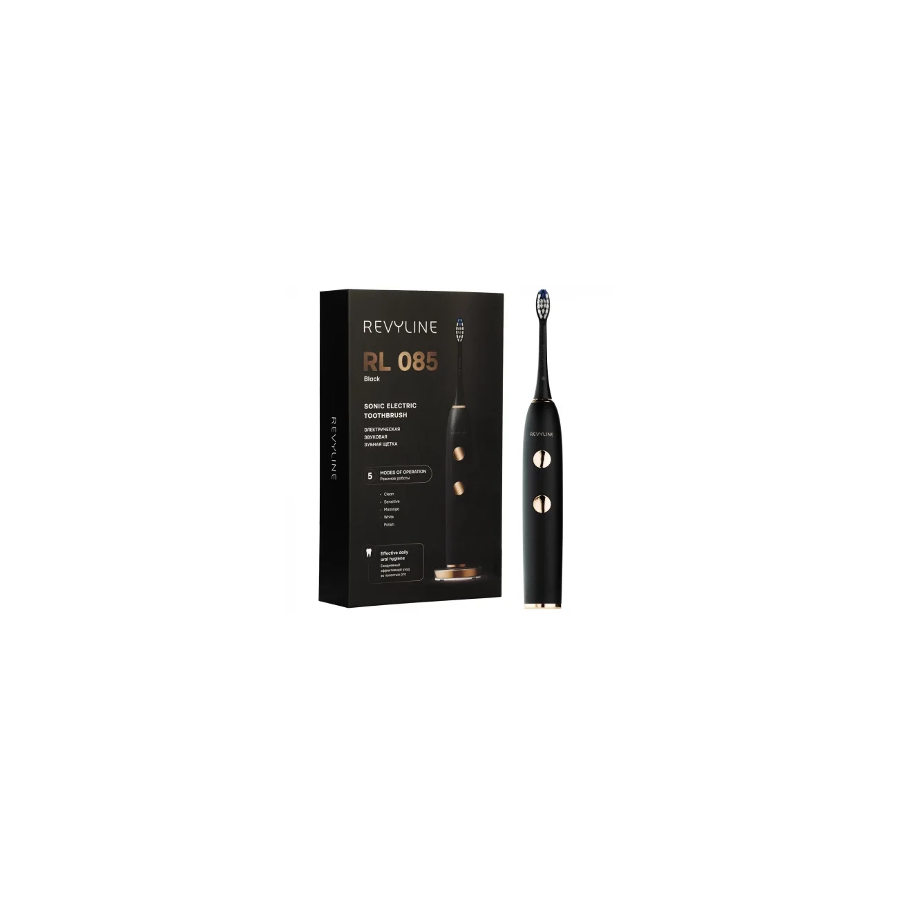 Электрическая зубная щетка Revyline RL 085 (8119) чёрная