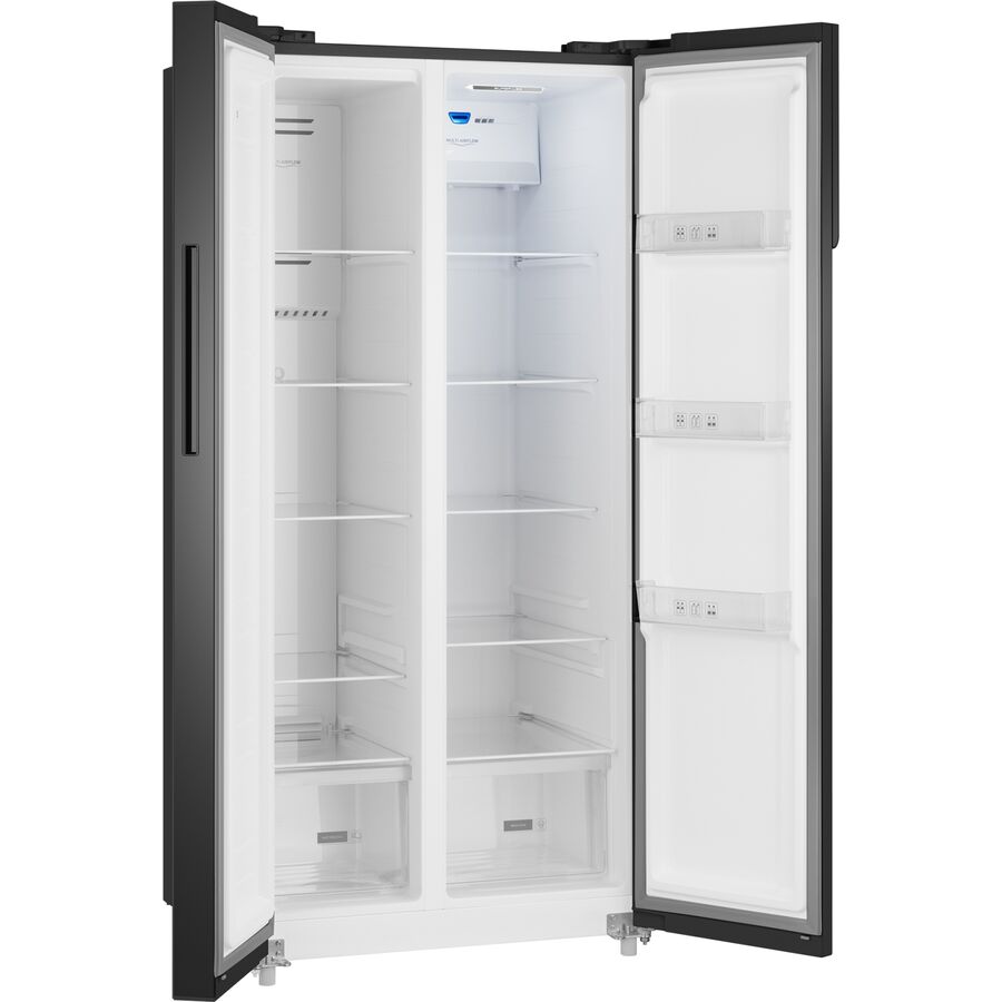 Холодильник Weissgauff WSBS 500 Inverter NoFrost Rock Glass