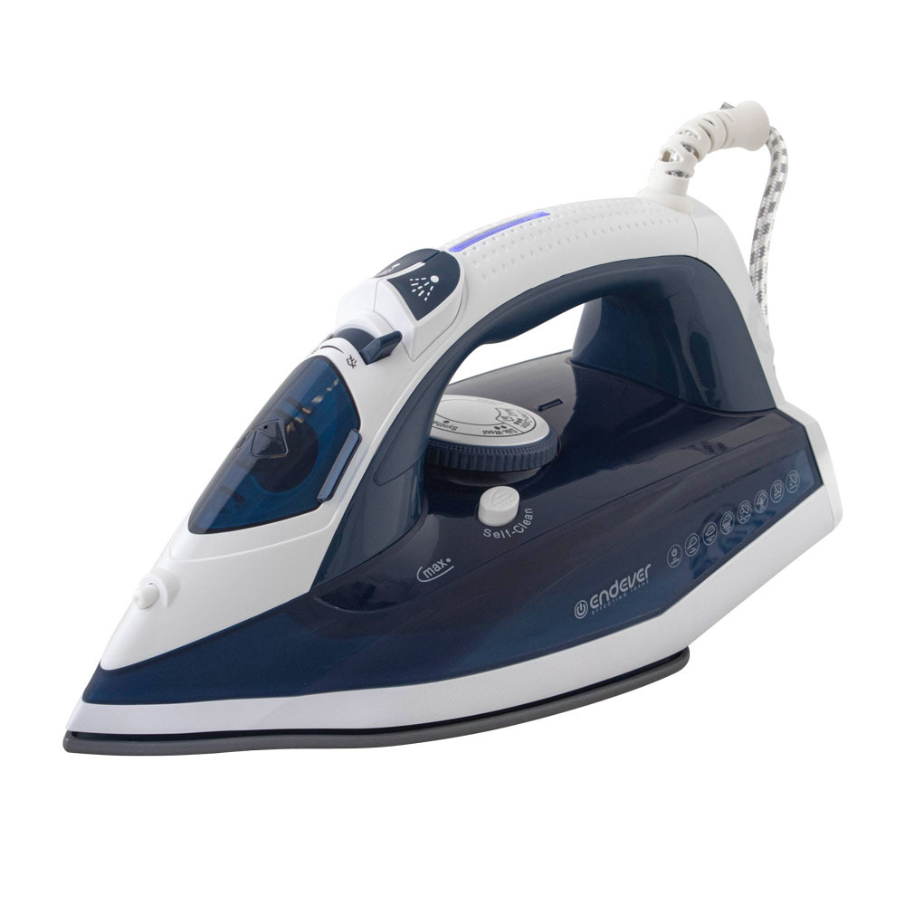 Утюг Endever Delta-236 белый/синий