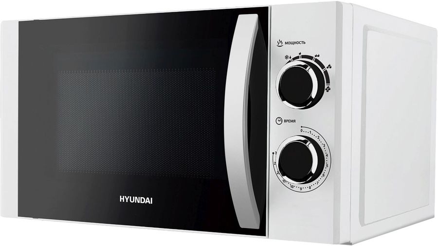 Микроволновая печь HYUNDAI HYM-M2043, 700Вт, 20л, белый /черный