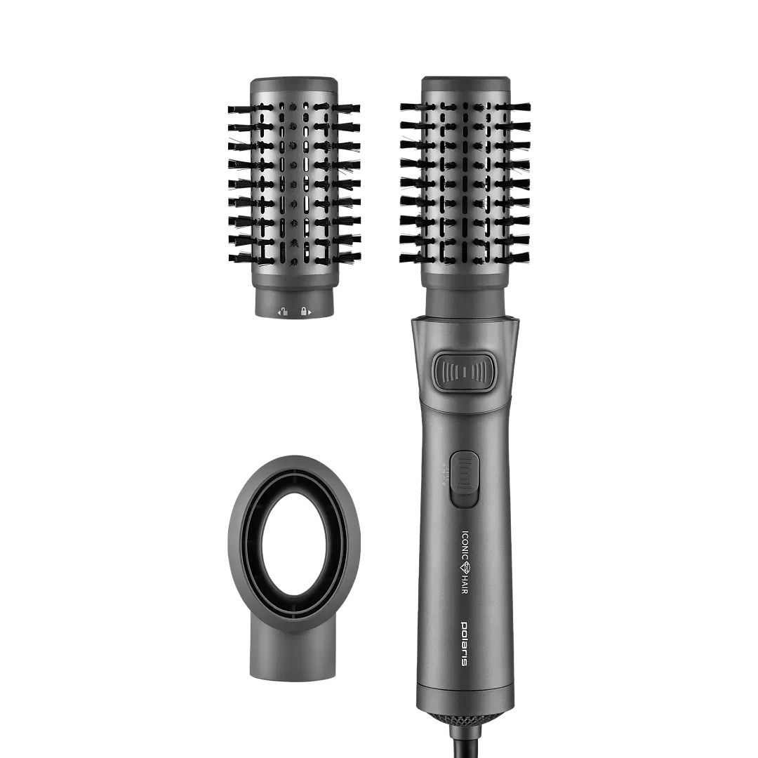 Фен-щетка Polaris PHSB 1100Ri 1200Вт графитовый