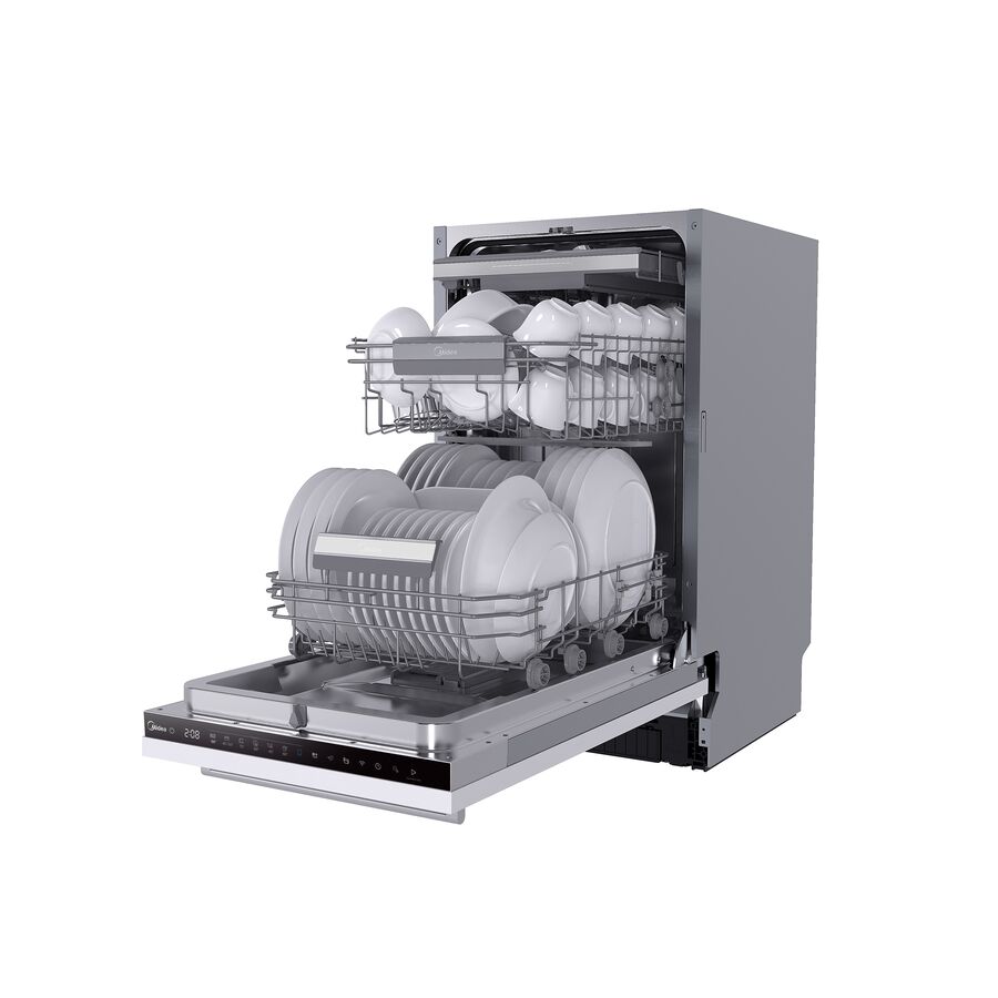 Встраиваемая посудомоечная машина Midea MID45S450i 1930Вт узкая