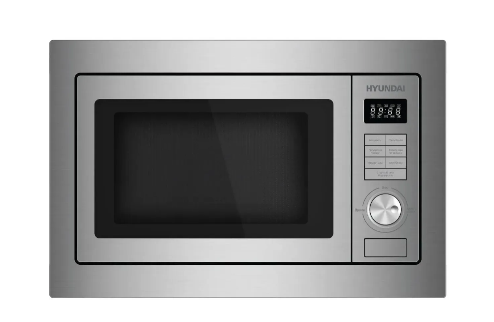 Встраиваемая микроволновая печь Hyundai HBW 2544 IX серебристый