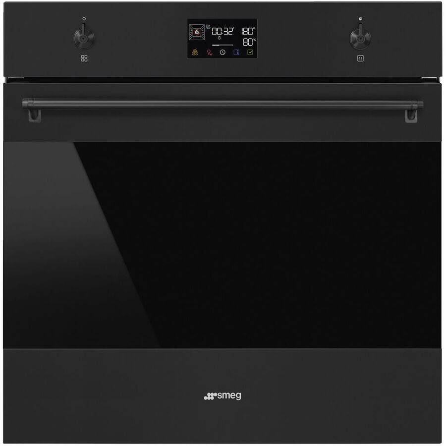 Духовой шкаф Smeg SOP6302S2PN Classica, 60см, 68л, 25-280 градусов, пар, пиролиз, LCD-дисплей, электронная регулировка температуры