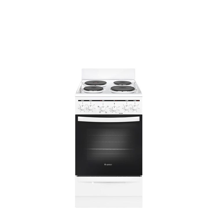 Кухонная плита Gefest 5140 E1WH белый/мрамор