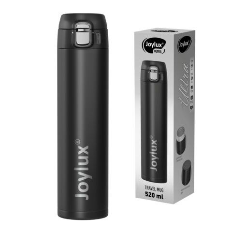 Термокружка JOYLUX Ultra Black 700277 нерж, 520мл черный матовый