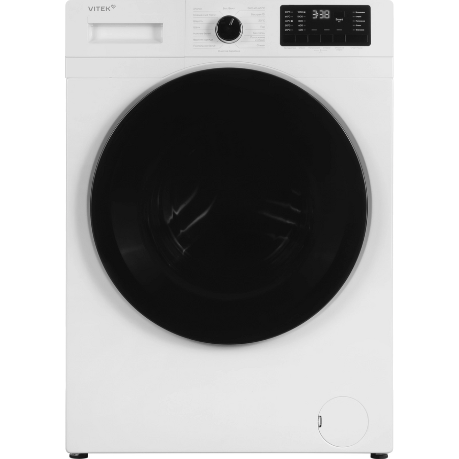 Стиральная машина Vitek VT-WME8201 белый инвертор