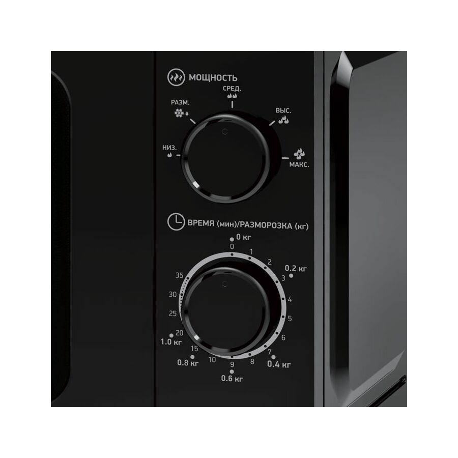 Микроволновая печь BBK 20MWS-717M/B Черный