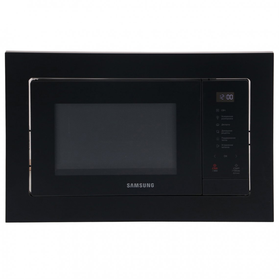 Встраиваемая микроволновая печь Samsung MS23A7118AK/BW черный