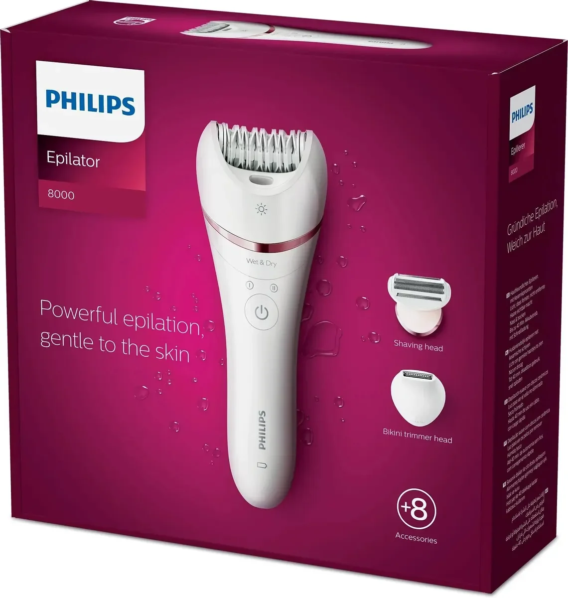 Эпилятор Philips BRE720/01 Series 8000