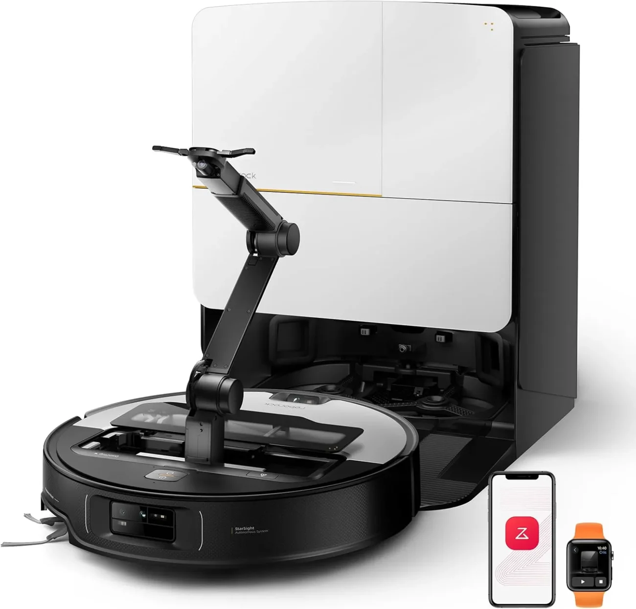 Робот-пылесос Roborock Saros Z70 SZ7002-02 серебристый