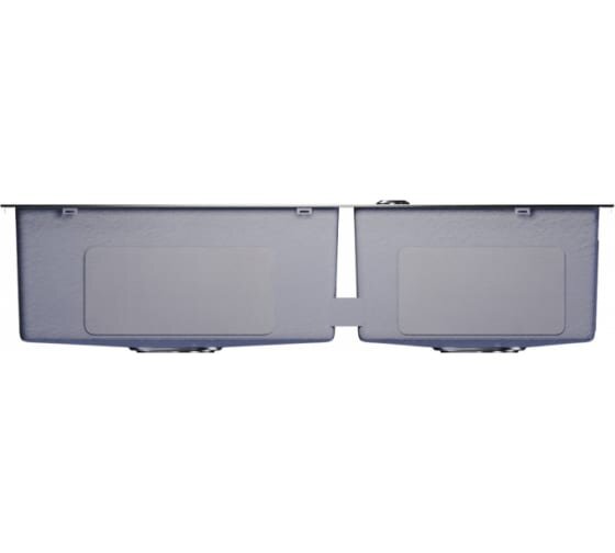 Мойка Mixline Pro 547240 настольный монтаж/72x40 3,0/2-х чашевая/выпуск 3 1/2/22см с сифоном сатин