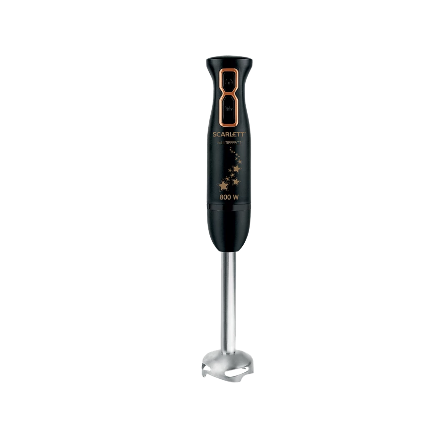 Блендер погружной Scarlett SC-HB42M45 черный/золотистый