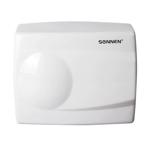 Сушилка для рук SONNEN HD-298 (604193) 1500Вт, металлический корпус, антивандальная, белая