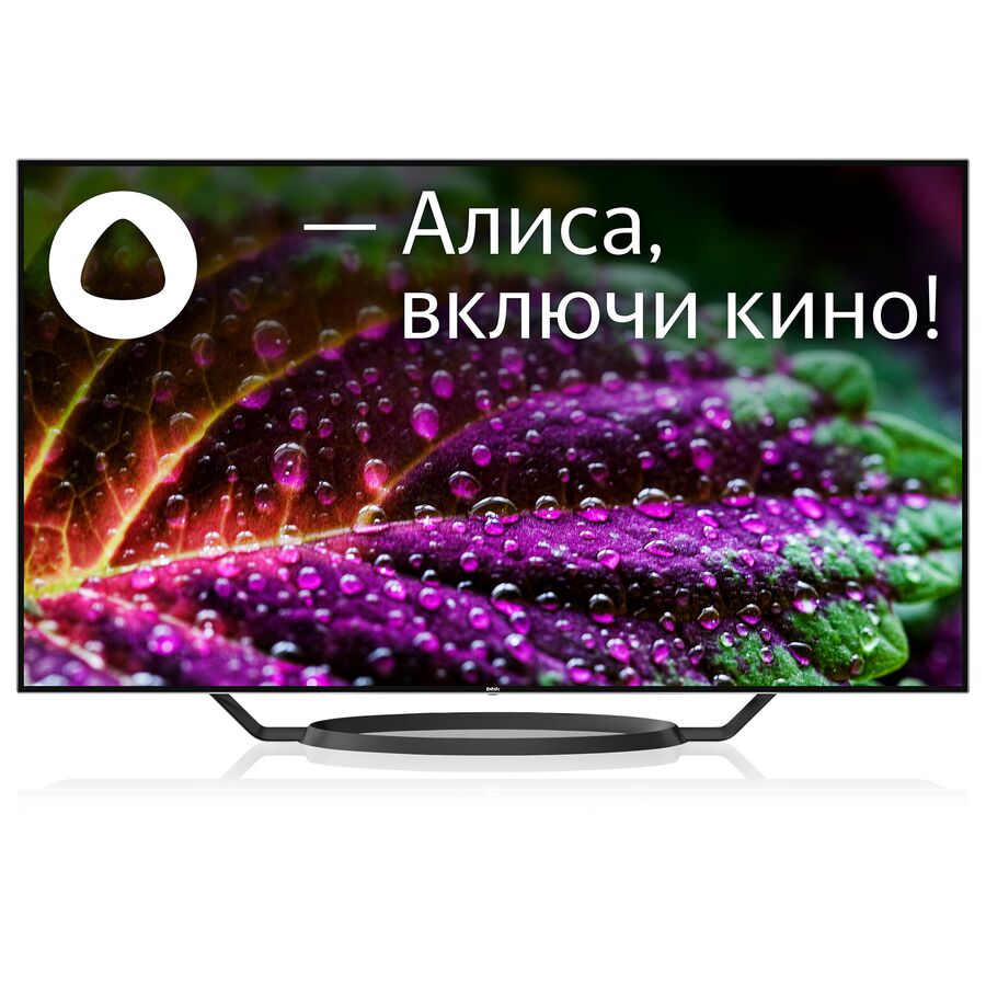 Телевизор BBK 65LED-9201/UTS2C Яндекс ТВ черный 4K Ultra HD 60Hz DVB-T2 DVB-C DVB-S2 USB WiFi Smart TV