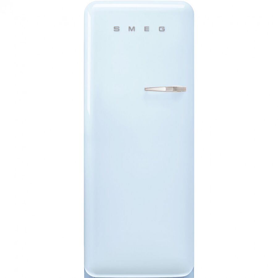Холодильник SMEG FAB28LPB6 отдельностоящий, стиль 50-х, однокамерный, внутренняя морозильная камера, объем 270л, LED освещение, инверторный компрессор