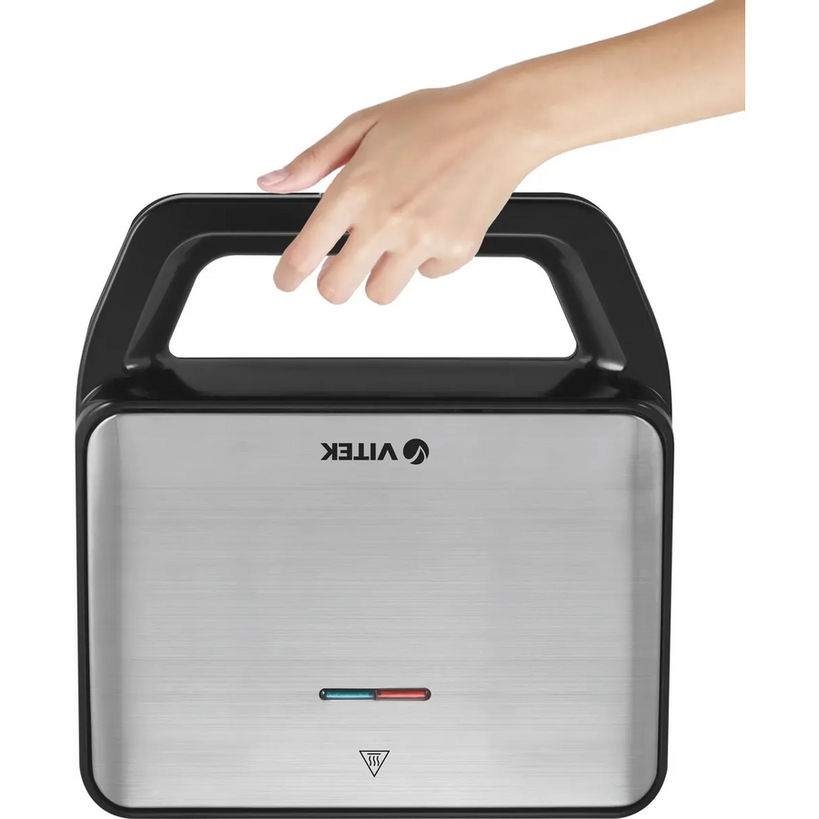 Вафельница Vitek VT-2626 черный/серебристый