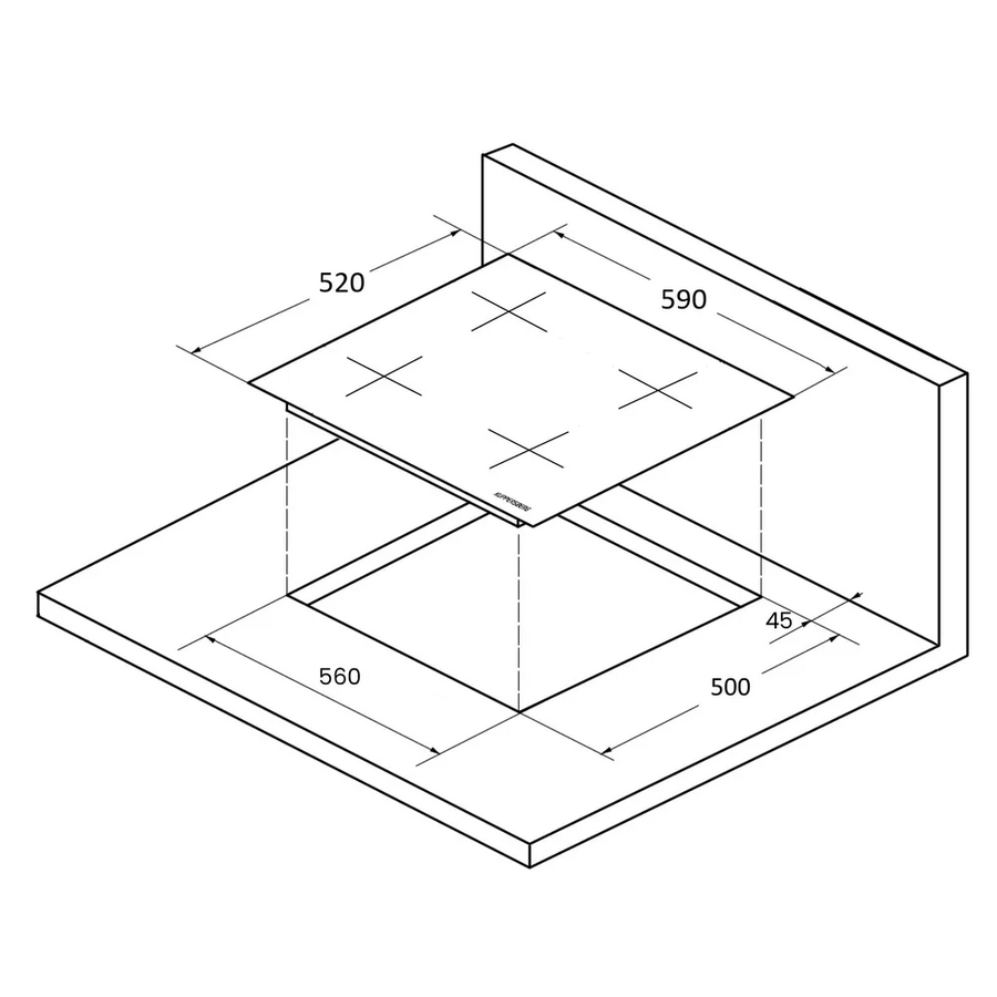 Варочная панель Kuppersberg ICS 604 GR
