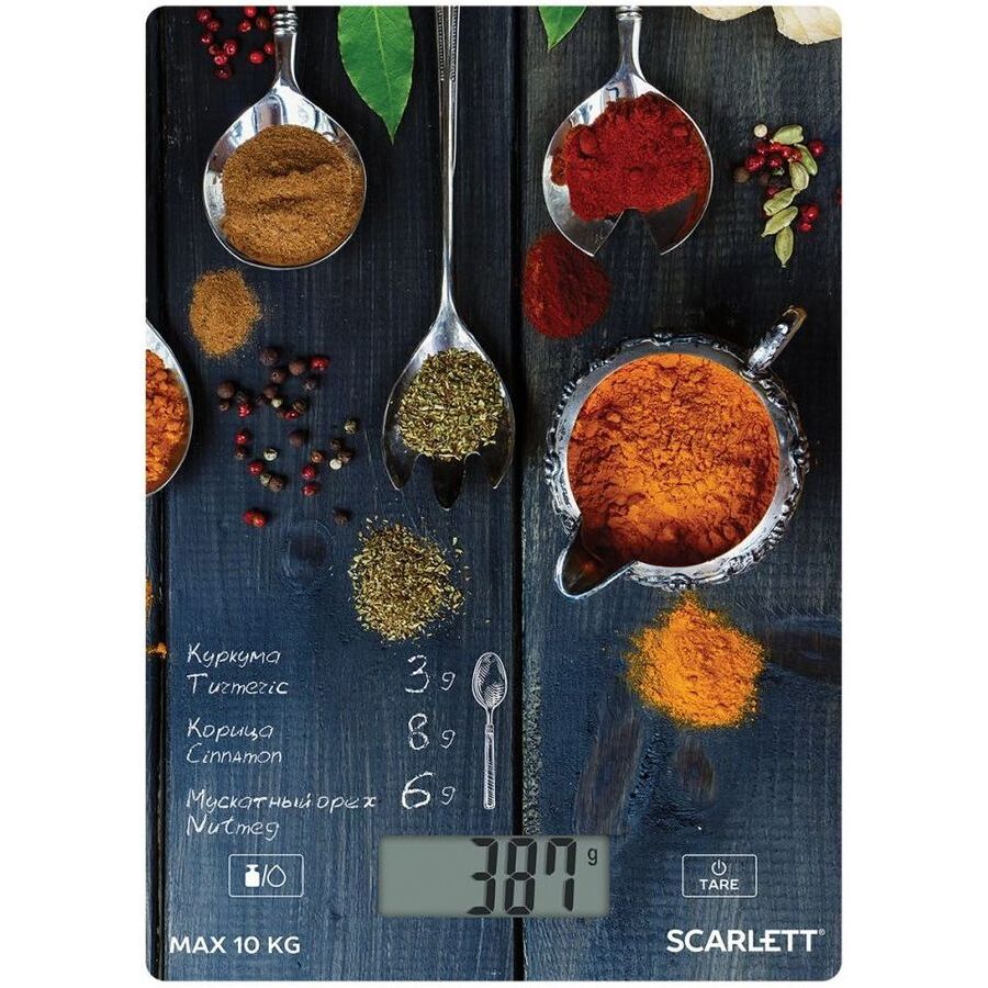 Весы кухонные Scarlett SC-KS57P68 рисунок