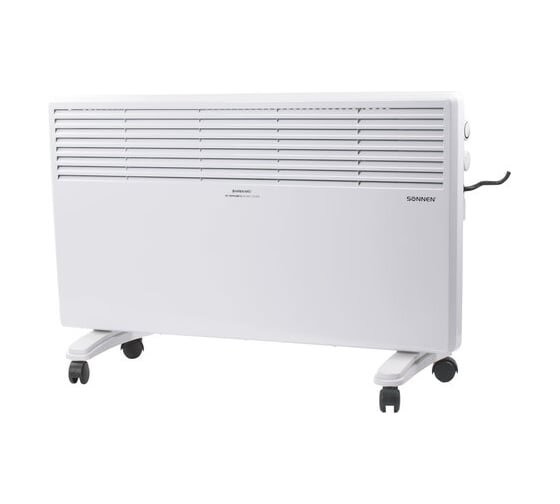Конвектор SONNEN X-2000, 2000Вт, напольная/настенная установка, белый