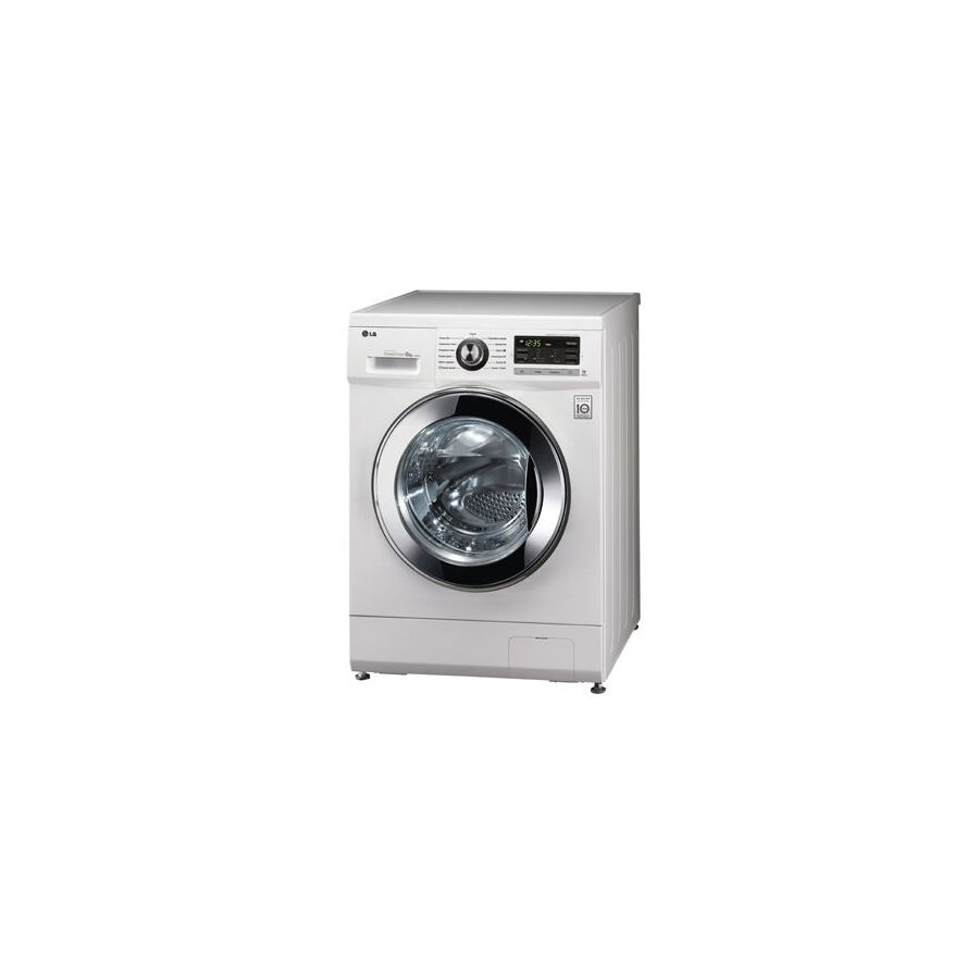 Стиральная машина LG F1296TD4 85x60x55см кл.:A фронт. макс.:8кг серебристый, 1200 об/мин цвет барабана - хром