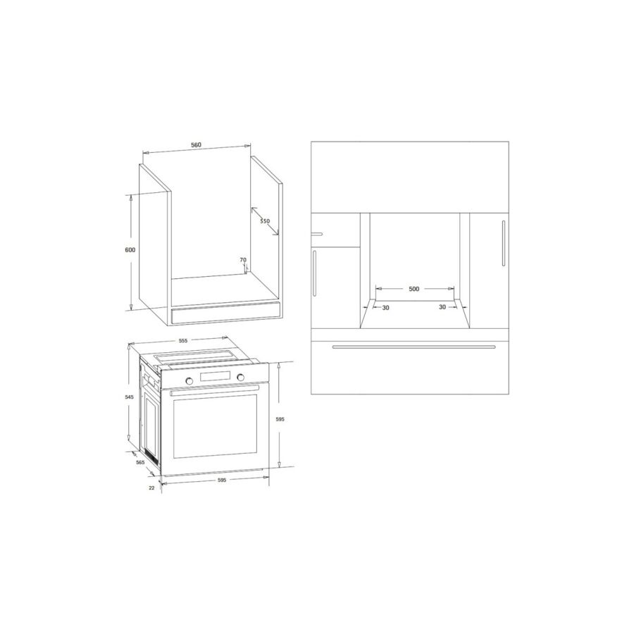 Духовой шкаф Korting OKB 370 CMW