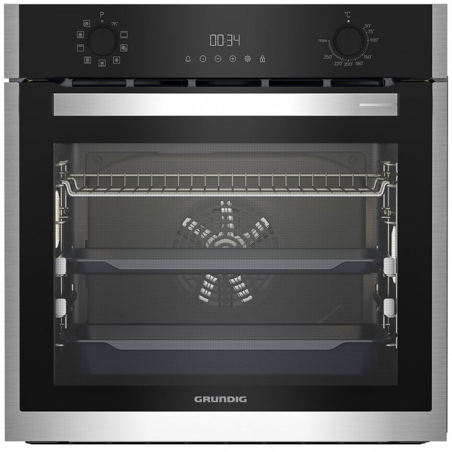 Духовой шкаф Grundig GEBM19301BC черный/нерж