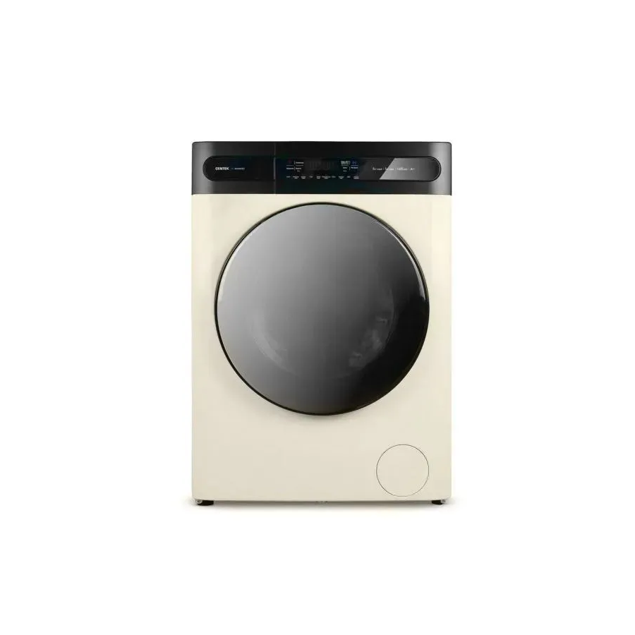 Стиральная машина Centek CT-1949 (бежев) 1400 /10кг/ 52см / 11пр /Диспл/INVERTER/Сушка 6кг/Пар/A+++