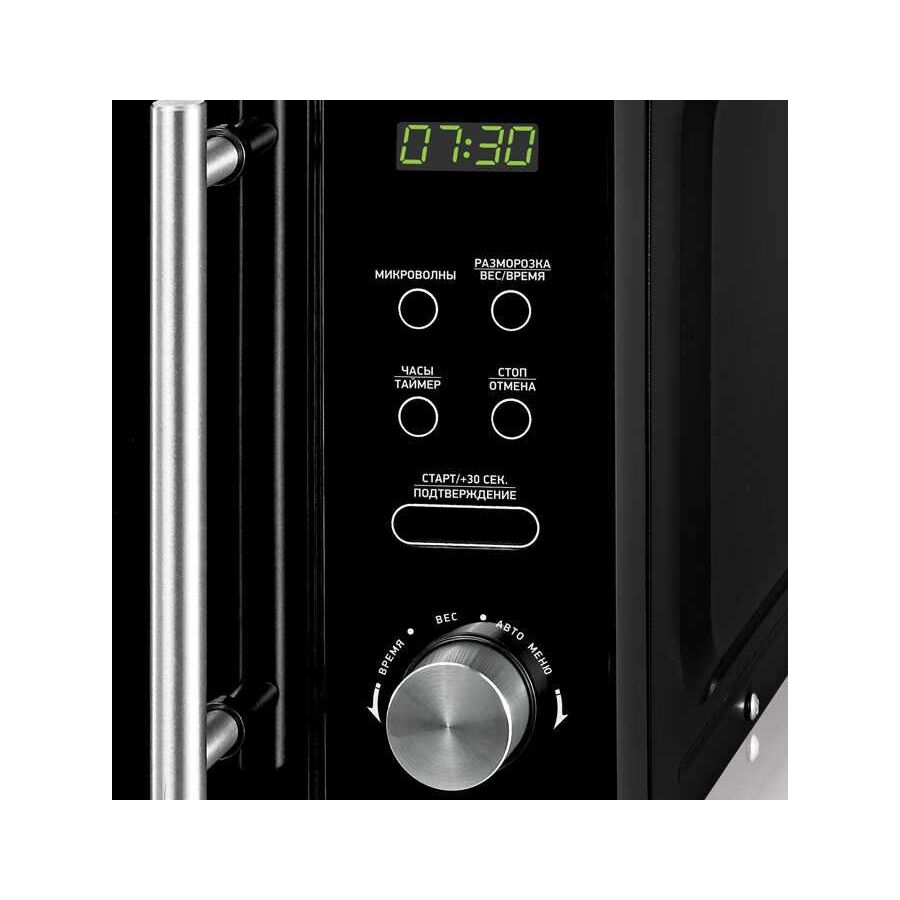 Микроволновая печь BBK 20MWS-722T/B-M, 20 л, 700 Вт, черный