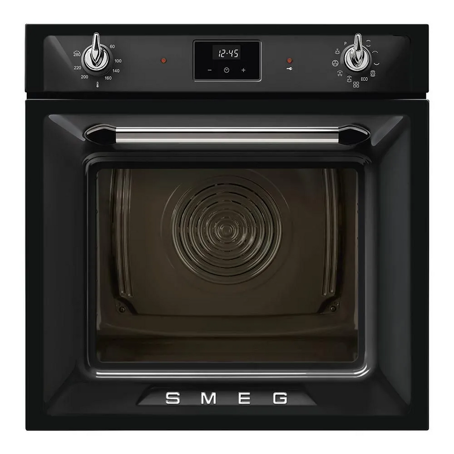 Духовой шкаф электрический SMEG SOP6900TN многофункциональный c пиролизом, 60см, 9 функций, чёрный