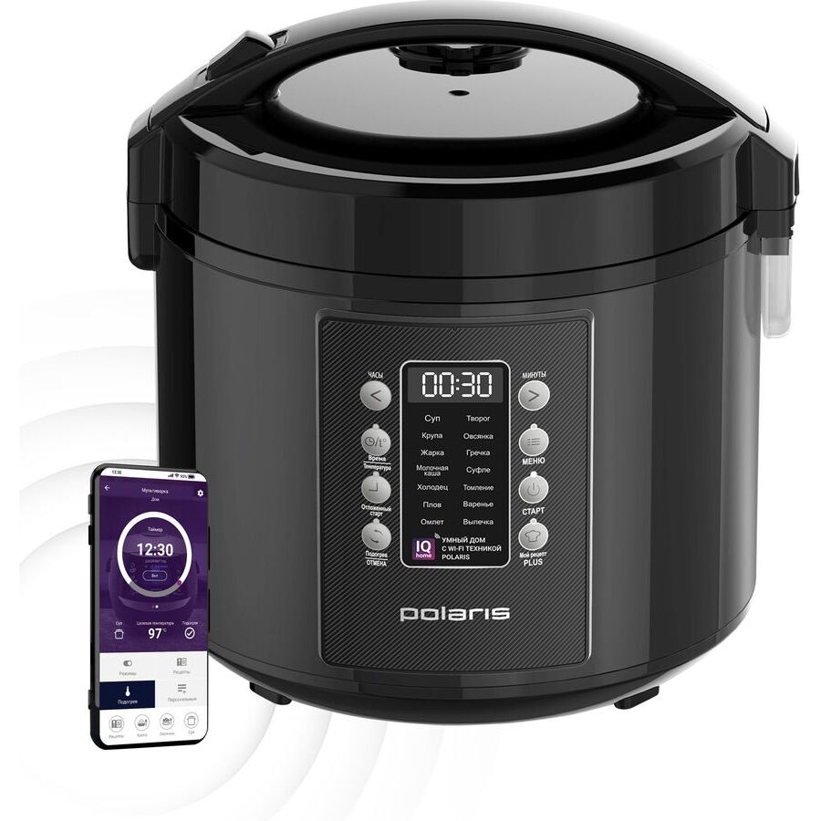 Мультиварка Polaris IQ Home PMC 0521 5л 750Вт черный