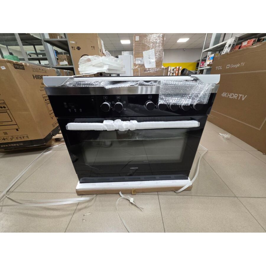 УЦ Кухонная плита HIBERG FEG 950-25 MB (плохая упаковка, малые вмятины по бокам)