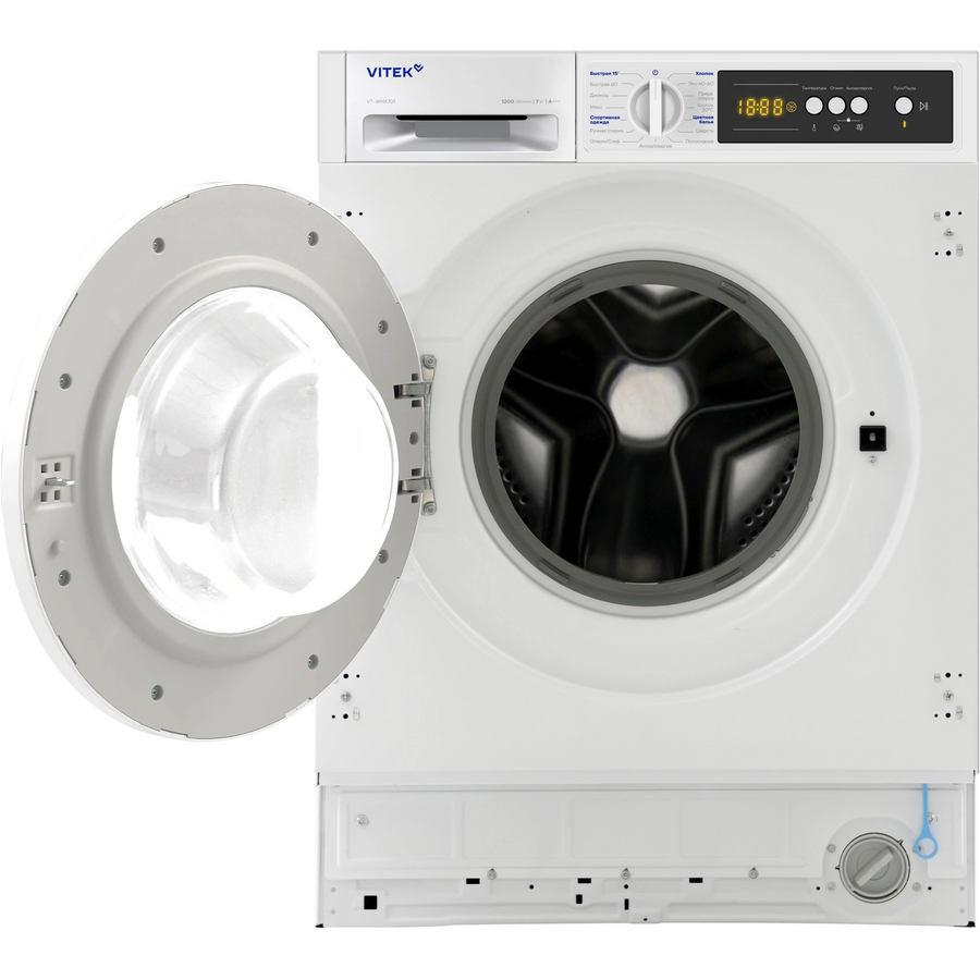 Встраиваемая стиральная машина Vitek VT-WMA701 белый