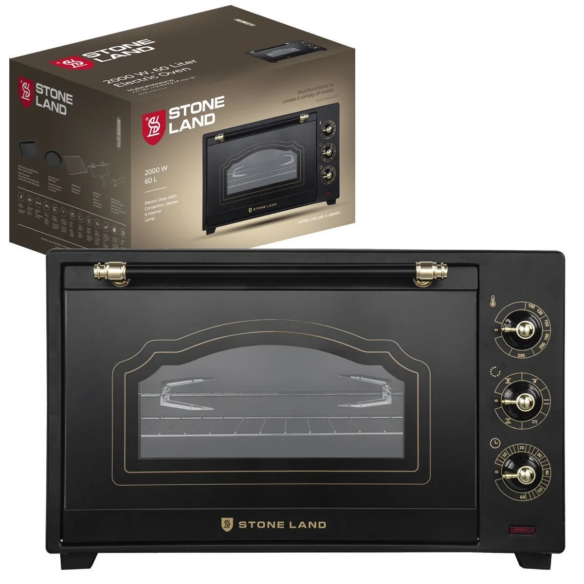 Мини-печь Stone Land SLO-6003B